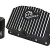 AFE Pro Series Engine Oil Pan Black w/Machined Fins; 11-16 Ford Powerstroke V8-6.7L (td)