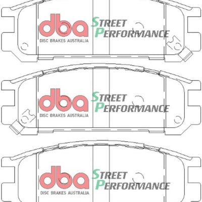 DBA 1998 Subaru Impreza RS Sedan SP Performance Rear Brake Pads