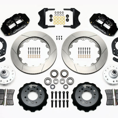 Wilwood Narrow Superlite 6R Front Hub Kit 14.00in 1965-1969 Mustang Drum Spindle