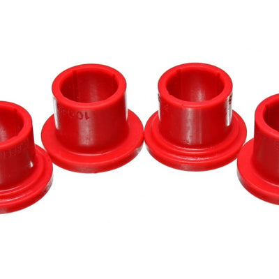 Energy Suspension 00-04 Dodge Dakota 4WD / 00-03 Durango 4WD Red Front Rack and Pinion Bushing Set