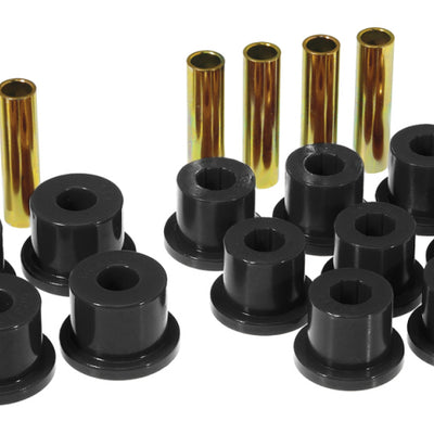 Prothane 73-87 GM Rear Spring & Shackle Bushings (w/ 1.5in Bushings) - Black