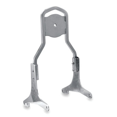 Mustang Harley Setback Vintage Sissy Bar Pad Low Medallion Style (12 inch x 9 inch) - Black