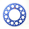 Renthal 02-23 Yamaha YZ 125/ YZ 250/F/X/ YZ450F Rear Grooved Sprocket - Blue 520-49P Teeth