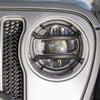 Rugged Ridge 18-20 Jeep Wrangler JL / 2020 Jeep Gladiator JT Black Elite Headlight Guards Black