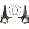 MaxTrac 2019+ RAM 1500 2WD 4in Front Lift Spindles w/Extended DOT Compliant Brake Lines