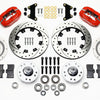 Wilwood Forged Dynalite Front Kit 12.19in Drilled Red 49-54 Chevy/53-62 Corvette (*Line Kit Needed*)