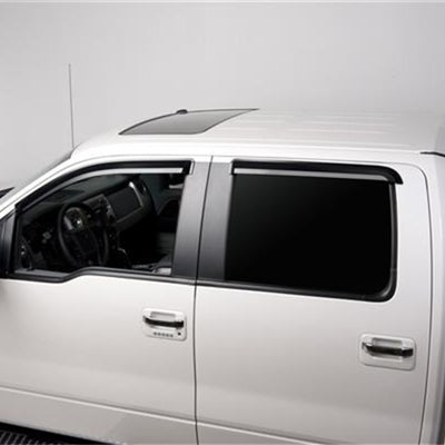 Putco 09-14 Ford F-150 Crew Cab - Tape on Application Element Tinted Window Visors