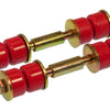 Prothane Universal End Link Set - 3in Mounting Length - Red