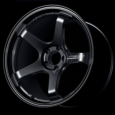 Advan GT Beyond 19x10.5 +32 5x112 Racing Titanium Black Wheel
