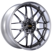 BBS RS-GT 19x10 5x120 ET25 Diamond Black Center Diamond Cut Lip Wheel -82mm PFS/Clip Required