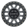 Method MR309 Grid 17x8.5 0mm Offset 6x5.5 108mm CB Titanium/Black Street Loc Wheel