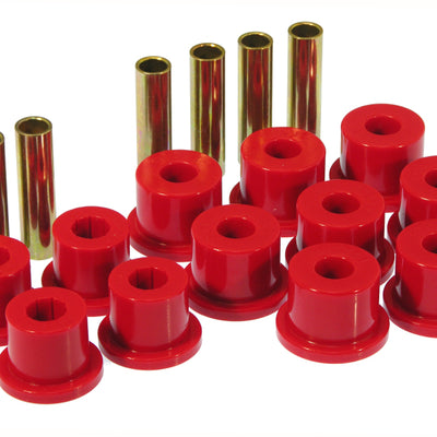 Prothane 73-87 GM Rear Spring & Shackle Bushings (w/ 1.75in Bushings) - Red