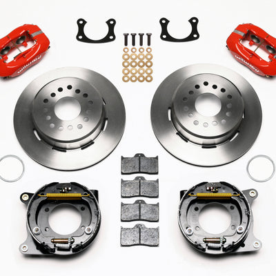 Wilwood Forged Dynalite P/S Park Brake Kit Red New Big Ford 2.36in Offset