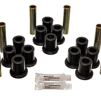 Energy Suspension Fd 4 Wd Frt Sprg Bush Set - Black