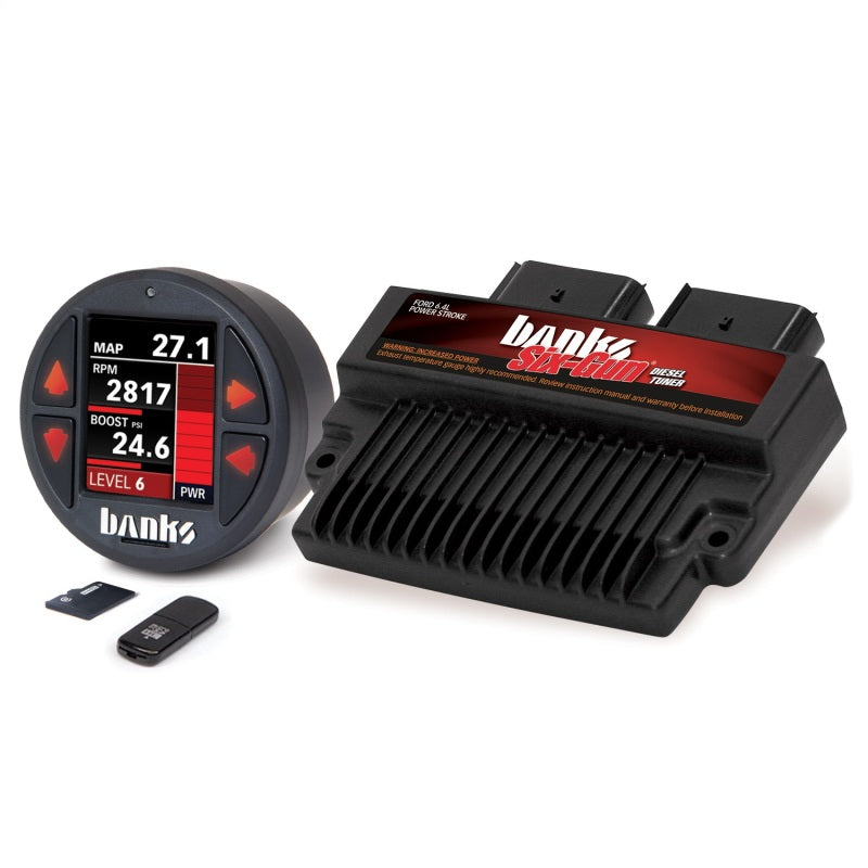 Banks Power 08-10 Ford F-250/F-350/F-450 6.4L Six-Gun Diesel Tuner w/ iDash-1.8 DataMonster