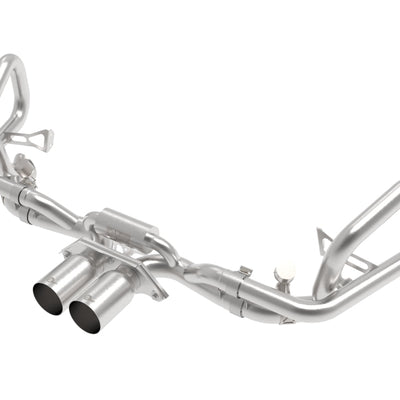 afe 14-16 Porsche 911 GT3 991.1 H6 3.8L MACH Force-Xp 304 SS Cat-Back Exhaust System w/ Brushed Tips
