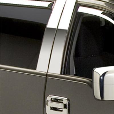 Putco 04-14 Ford F-150 Super Crew / Super Cab - 4pcs Stainless Steel Pillar Posts Classic