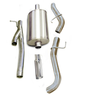 Corsa 2002-2006 GMC Sierra Denali Ext Cab/Short Bed 1500 6.0L V8 Polished Sport Cat-Back Exhaust