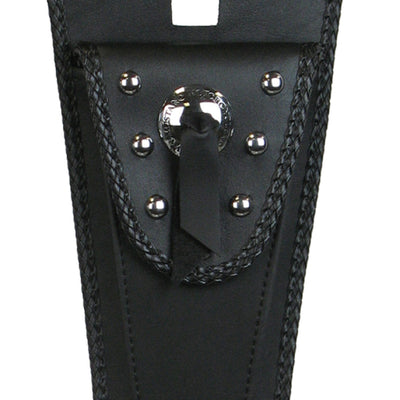 Mustang 05-08 Suzuki Boulevard, VL800 Volusia Cruiser Tank Bib w/Studs - Black