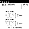 Hawk 15-20 Audi A3/S3 Performance Ceramic Street Rear Brake Pads