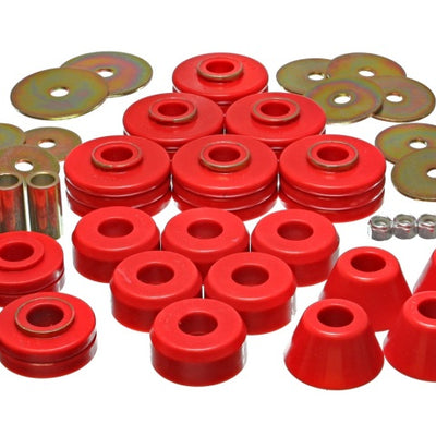 Energy Suspension 78-80 GM Denali XL/Subarban & Yukon XL 4WD Red Body(cab) Mount Set