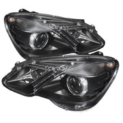 xTune Mercedes E-Class 10-12 OE Projector Headlights (w/AFS. Hid Fit) Black PRO-JH-MBW21210-AFS-BK