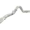 aFe Atlas 5in DPF-Back Aluminized Steel Exh Sys, Ford Diesel Trucks 08-10 V8-6.4L (td) Polished tip