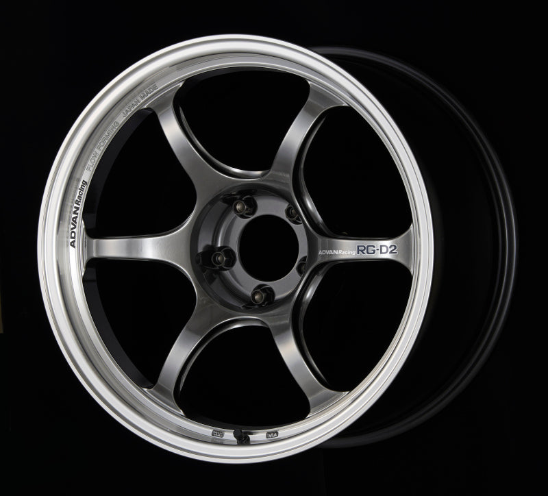 Advan RG-D2 16x5.5 +42 4x100 Machining and Racing Hyper Black Wheel