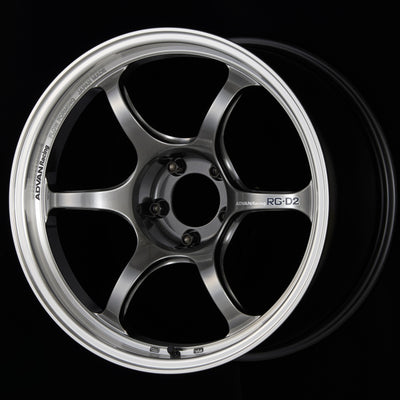 Advan RG-D2 17x8.0 +47 5x100 Machining and Racing Hyper Black Wheel
