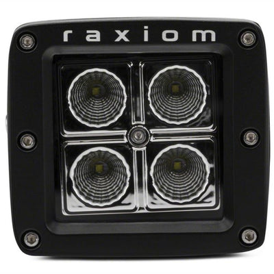 Raxiom 3-In Square 4-LED Off Road Light Flood Beam Universal (Some Adaptation May Be Required)