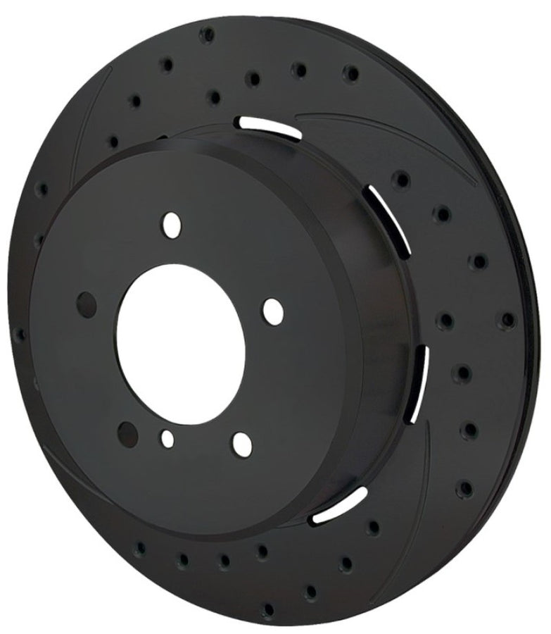 Wilwood Rotor-2.31in Offset-SRP-BLK-Drill-LH 12.19 x .810 - 5x4.75in BC