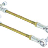 RockJock Adjustable Sway Bar End Link Kit 10 1/2in Long Rods w/ Heims and Jam Nuts pair