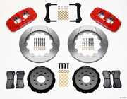 Wilwood AERO6 Front Hat Kit 14.00 Red 2005-2014 Mustang