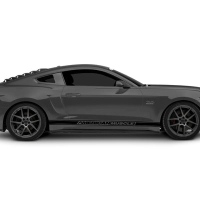 Raxiom 15-22 Ford Mustang Axial Series LED Side Marker Lights Rear (Smoked)