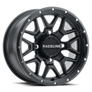 Raceline A94B Krank 15x7in / 4x137 BP / 10mm Offset / 110.18mm Bore - Satin Black Wheel