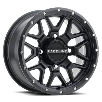 Raceline A94B Krank 14x7in / 4x137 BP / 38mm Offset / 110.18mm Bore - Satin Black Wheel