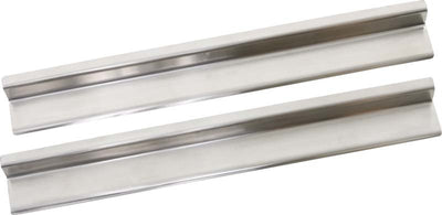 Kentrol 07-18 Jeep Wrangler JK Entry Guards Pair 2 Door - Polished Silver