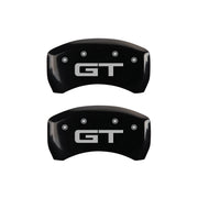 MGP 4 Caliper Covers Engraved Front & Rear MGP Yellow finish black ch