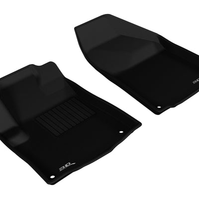 3D MAXpider 2014-2015 Jeep Cherokee Kagu 1st Row Floormat - Black