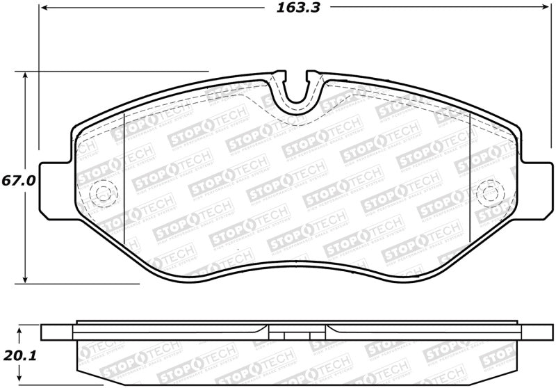 StopTech Street Brake Pads - Front