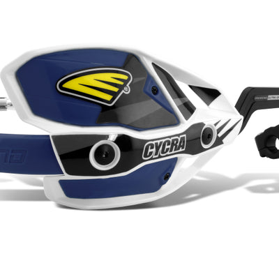 Cycra CRM Ultra 7/8 in. Clamp w/White Shield/Husky Blue Cover