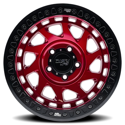 Dirty Life 9313 Enigma Race 17x9 / 5x127 BP / -12mm Offset / 78.1mm Hub Crimson Candy Red Wheel