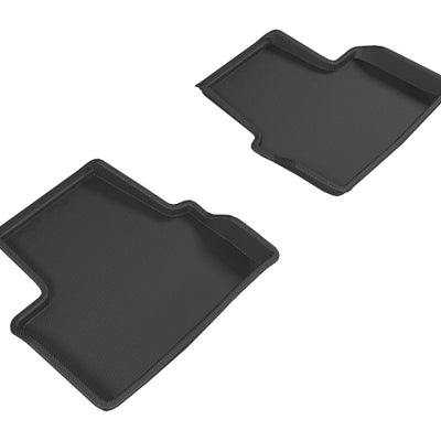 3D MAXpider 2016-2019 Chevrolet Volt Kagu 2nd Row Floormats - Black
