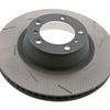 SHW 13-16 Porsche Panamera GTS 4.8L w/o Ceramics Left Rear Slotted Monobloc Brake Rotor (298615601B)