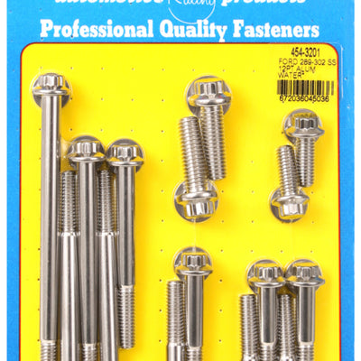 ARP Ford 289-302 SS 12pt Aluminum Water Pump and Front Cover Bolt Kit