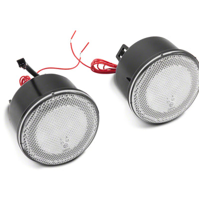 Raxiom 07-18 Jeep Wrangler JK Axial Series LED Turn Signals w/ Halo- Clear