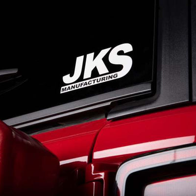 JKS Manufacturing 2.5x5 Diecut Decal - White