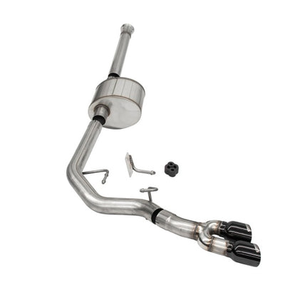 Corsa 2021-2025 Ford F-150 SuperCab/6.5in Bed 5.0L V8 Xtreme Cat-Back Front of Tire Exit-Black PVD