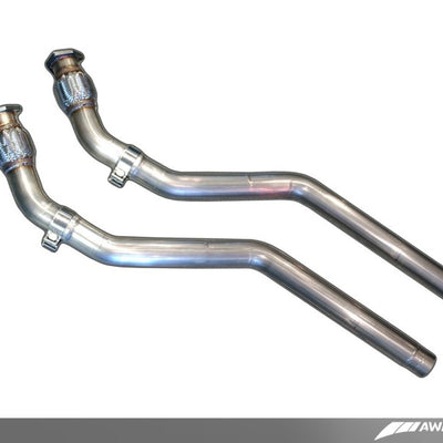 AWE Tuning Audi B8 4.2L Non-Resonated Downpipes for RS5