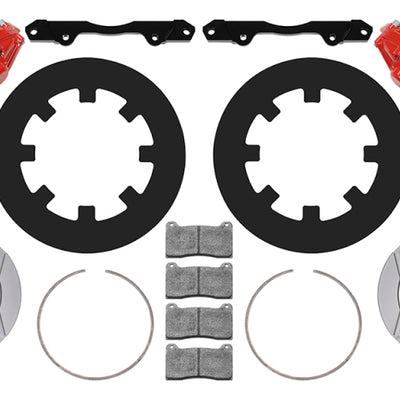 Wilwood 2014+ Polaris RZR XP 1000 Front Kit 11.25in - Red